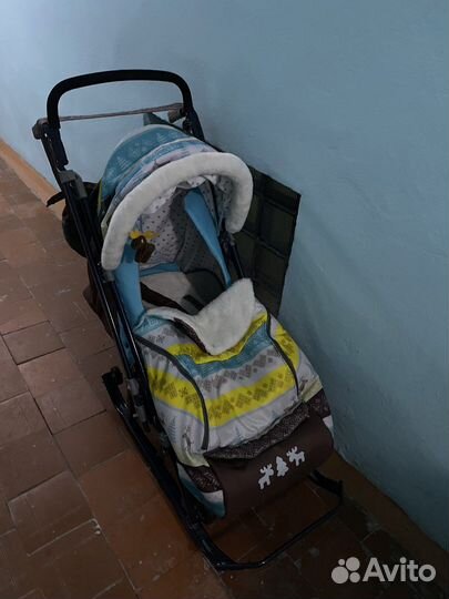 Санки коляска ника