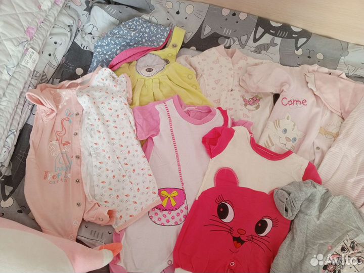 Большой пакет вещей для девочки