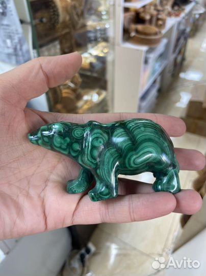 Медведь малахит