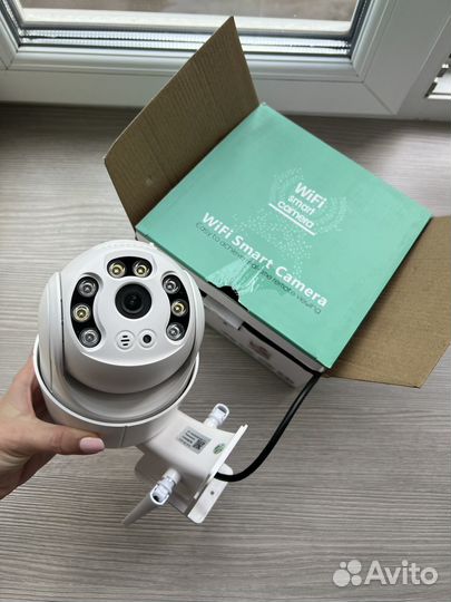 Камера видеонаблюдения уличная wifi 4MP