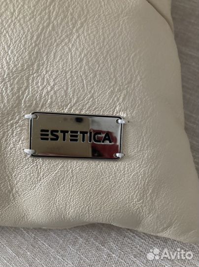 Подушка декоративная из натуральной кожи