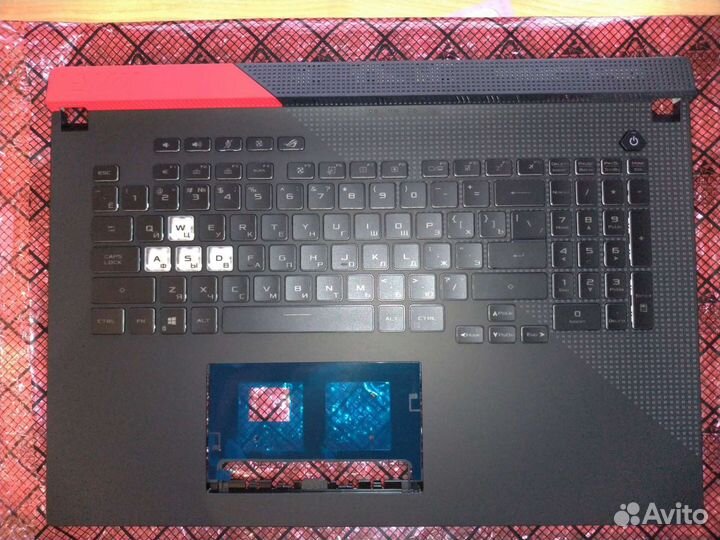 Топкейс с клавиатурой asus G713QM. G713QY. G713QC