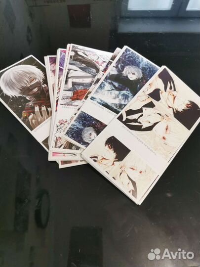 Карточки и наклейки аниме