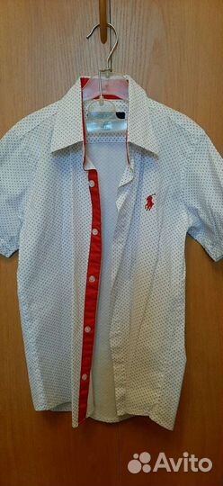 Рубашка нарядная на мальчика 7 лет