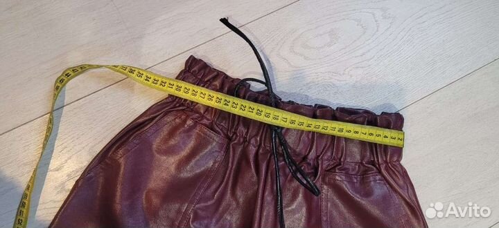 Шорты экокожа