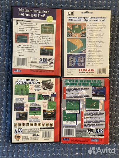 Набор игр спорт sega genesis
