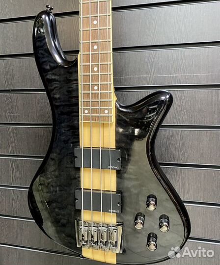 Бас гитара Schecter stiletto elite-4 stblk (новая)