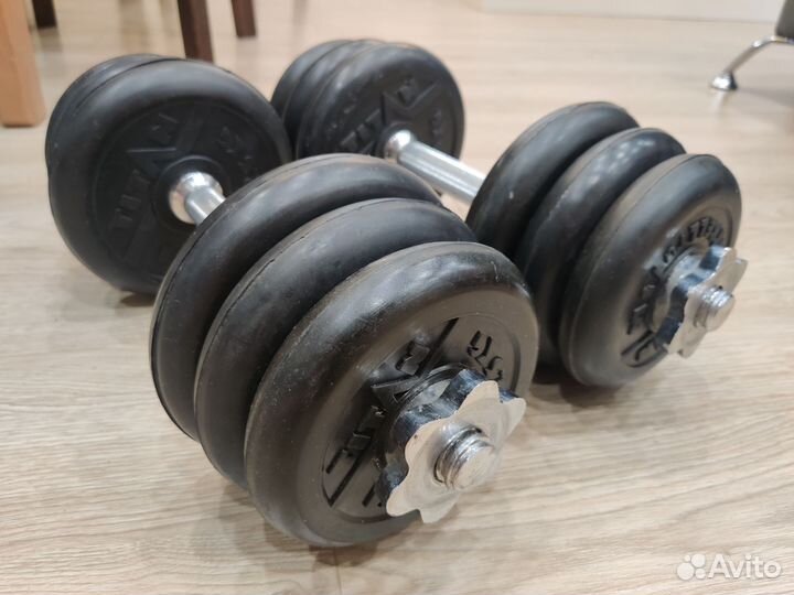 Гантели разборные по 14 кг