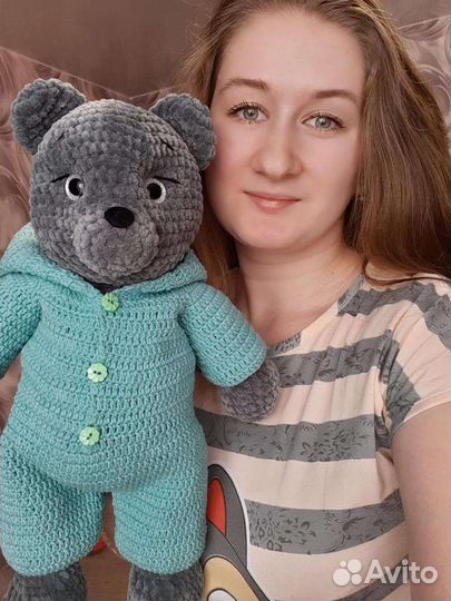 Мягкие игрушки вязанные