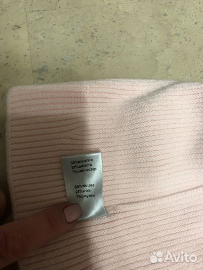 Шапка зимняя б/у на девочку