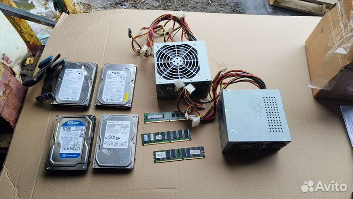 Продам компьютерные комплектующие б/у