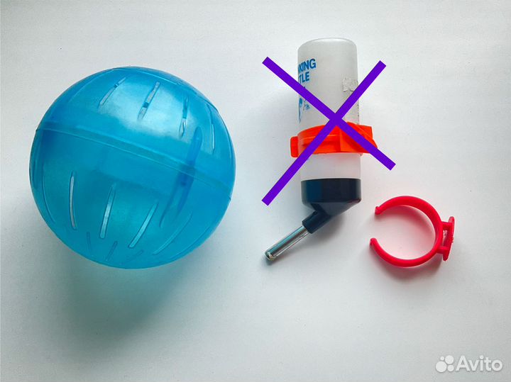 Домик, колесо, шар для хомяка