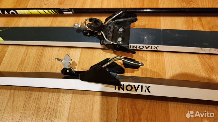 Лыжные ботинки, лыжи inovik 177 см палки