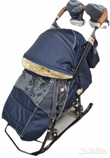 Детские санки коляска