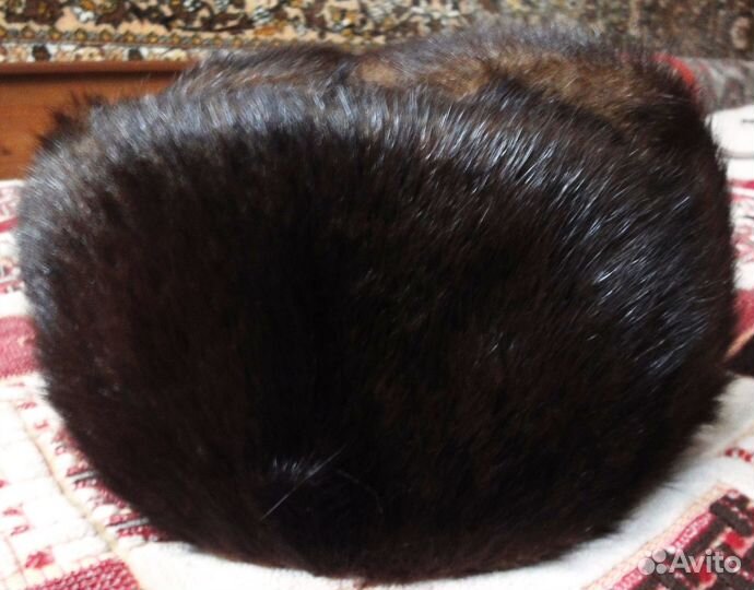 Шапка ушанка мужская норка