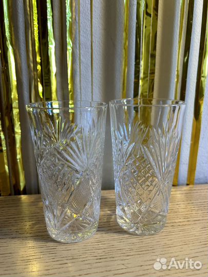 Хрустальные стаканы