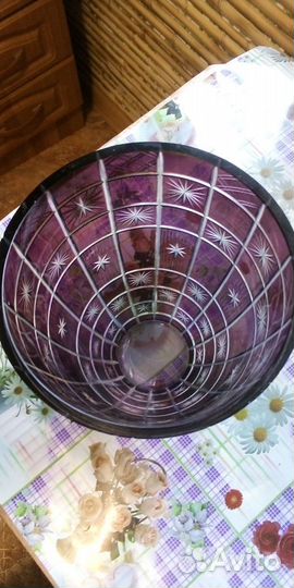 Ваза хрустальная (винтаж)