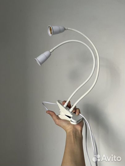 Фитолампа на прищепке гибкая