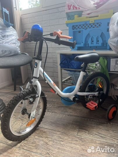 Детский велосипед 13 дюймов с доп колесами
