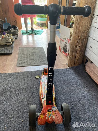 Самокат детский трехколесный бу