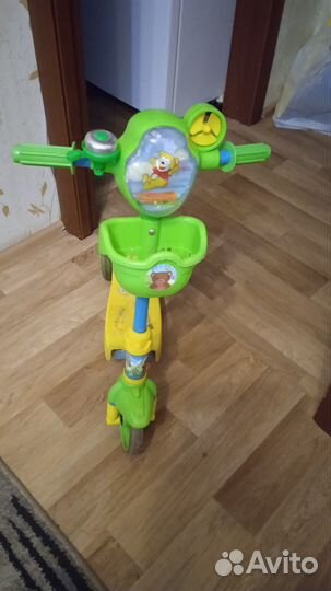 Самокат детский трехколесный бу