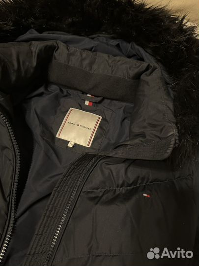 Темно синий пуховник Tommy Hilfiger (XS)