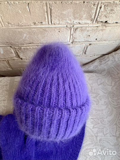 Рукавицы вязанные из Ангоры