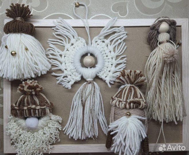 Новогодние игрушки ручной работы