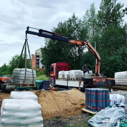 Аренда манипулятора 4 тонны 12 метров