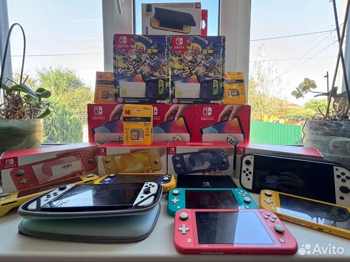 Новая прошитая Nintendo switch lite/oled