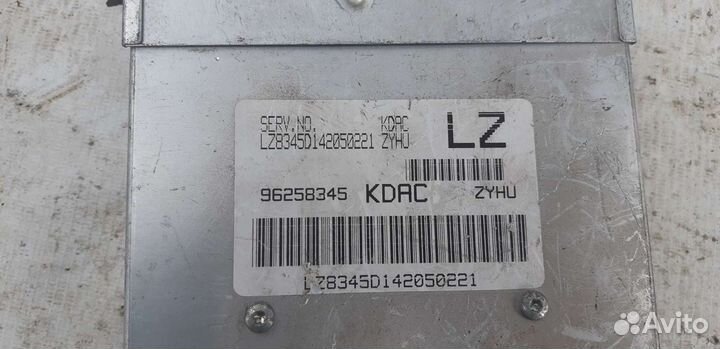 Эбу Chevrolet Daewoo Дэу Шевроле