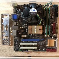 Core2duo e5400 asus P5QL-CM 4гб ddr2