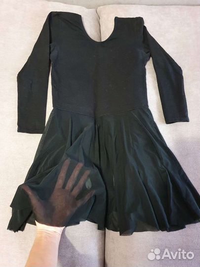 Купальник для танцев черный