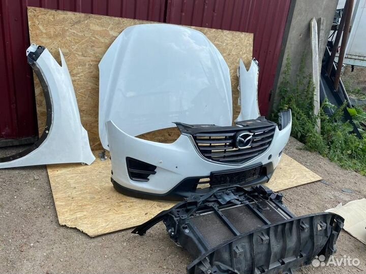 Ноускат белый Мазда сх-5, 1 поколение рестайлинг