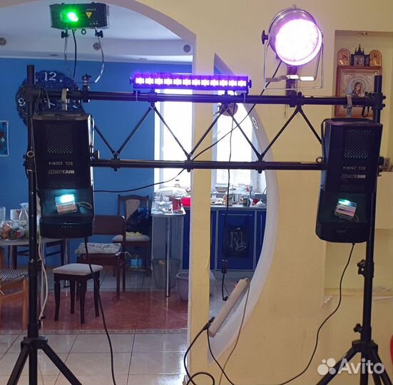 Светомузыка Сканеры Лазер Стробоскоп Неон LED Pro