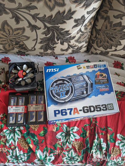 Комплект P67A-GD53B3/I5-2500/DDR3 8GB/Кулер