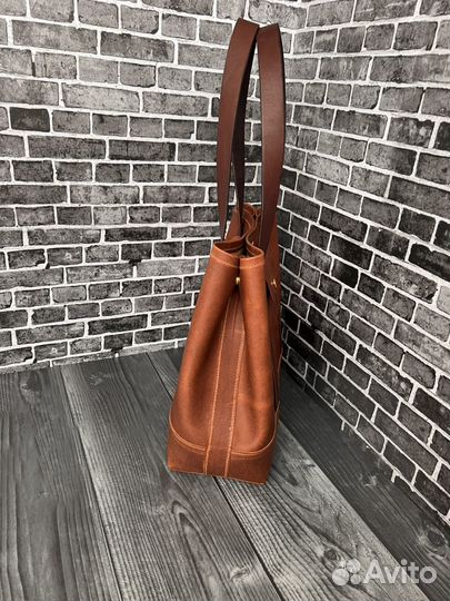 Сумка-шопер женская натуральная итальянская кожа