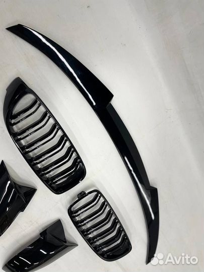 BMW F32 спойлер М4+ноздри+крышки Mlook