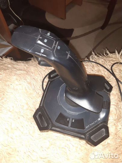 Джойстик logitech attack 3. Состояние нового. Рабо