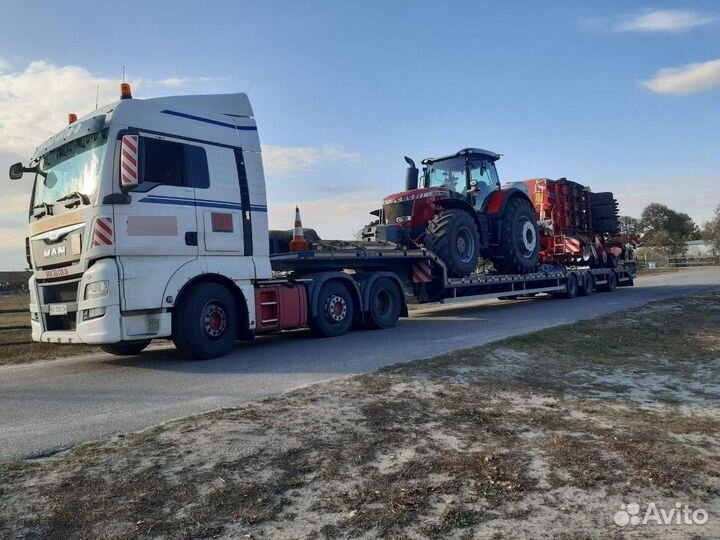 Грузоперевозки негабарита на траллах