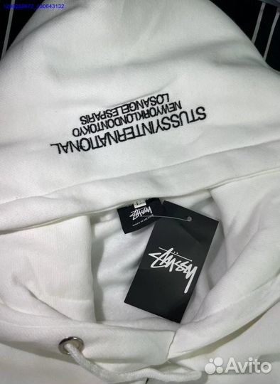 Худи Stussy белое