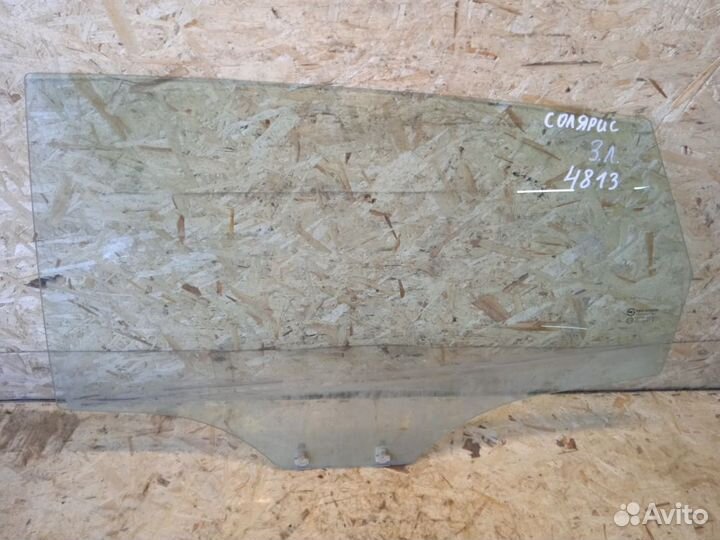 Стекло двери задней левой Hyundai Solaris