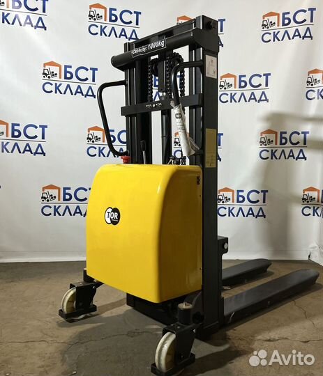 Штабелер с электроподъемом 1000 кг 2000 см