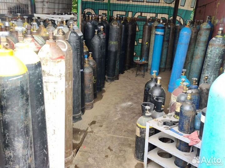 Прием кислородных и углекислотных баллонов