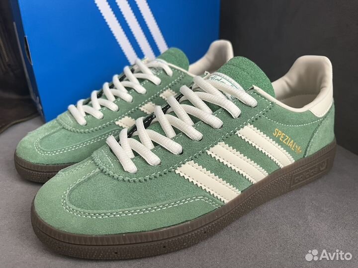 Кроссовки Adidas Spezial green зеленые