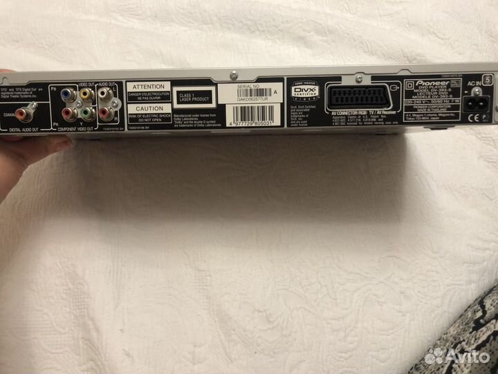 Dvd проигрыватель pioneer 490-v-k