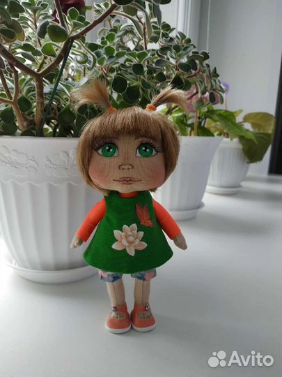 Интерьерная кукла ручной работы