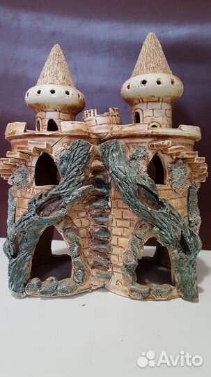 Замок средневековый аксессуар для аквариума