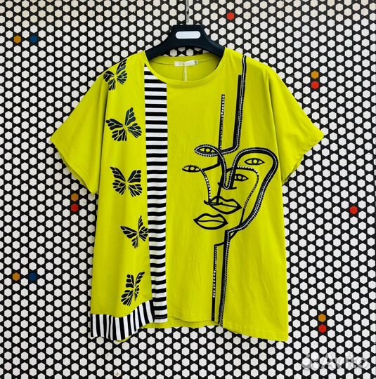 Футболка, Korean, женская 54/64