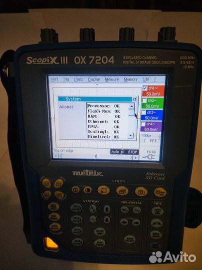 Осциллограф-мультиметр цифровой Metrix OX7204